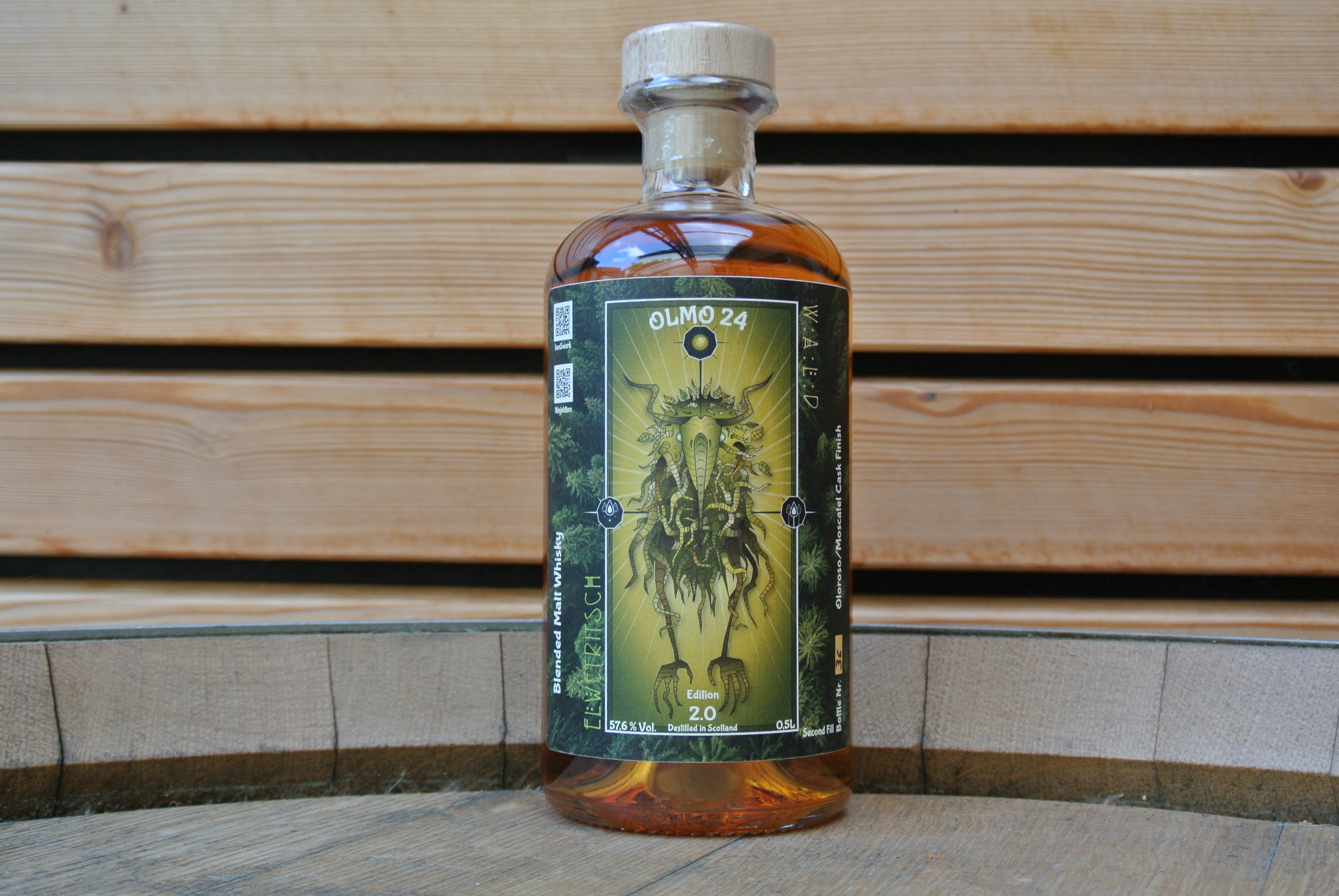 Elwetritsch - OLMO - /47,6 % Vol. / Hybrid Cask Edition – Zwei Dauben ein Fass