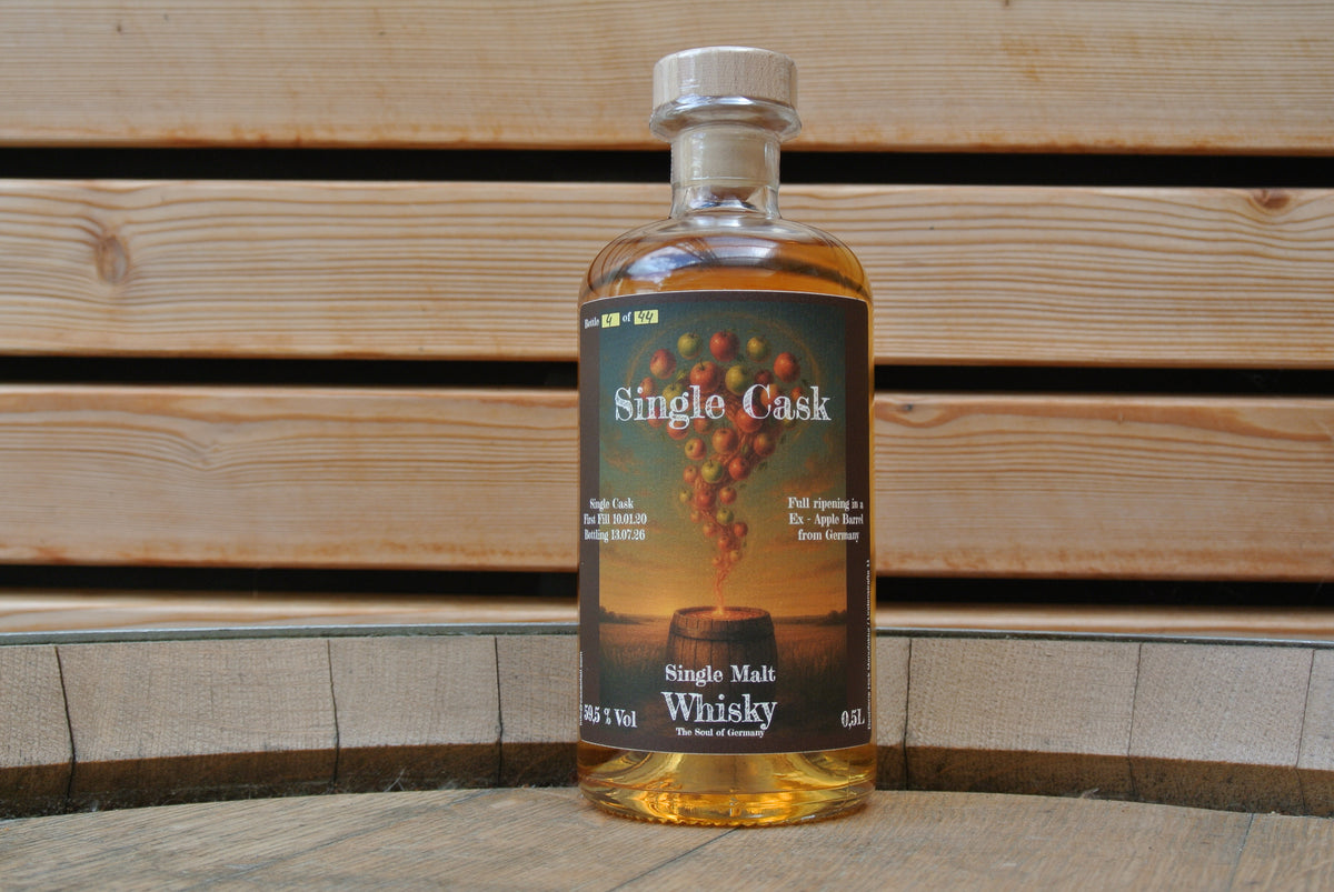 Single Malt Whisky – Ex-Apfelbrand Single Cask 59,5 % Vol. / Single Cask / Limitiert auf nur 44 Flaschen